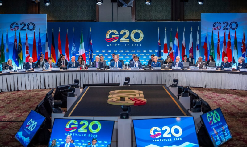 G20財政首長會議2日落幕。(圖取自美國財政部臉書facebook.com)