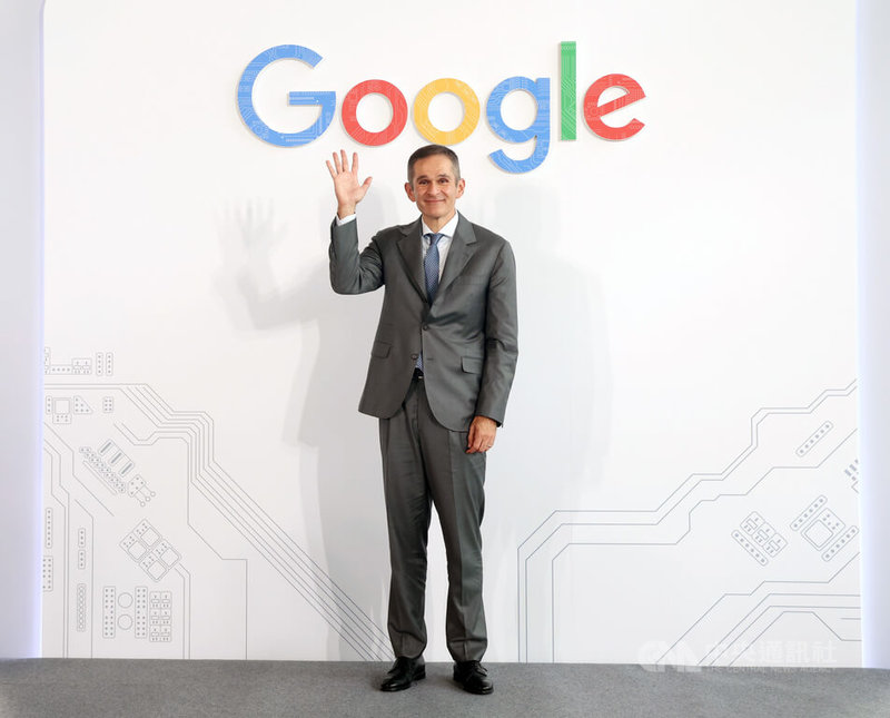 SEMICON Taiwan 20262日在台北南港展覽館開幕，Google AI與基礎架構資深副總裁暨首席技術專家瓦達特（Amin Vahdat）發表主題演講，並在會後接受媒體聯訪。中央社記者張新偉攝　115年9月2日