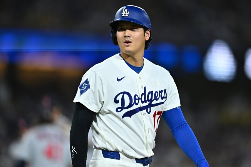 效力於MLB洛杉磯道奇隊的日籍球星大谷翔平。（美聯社）