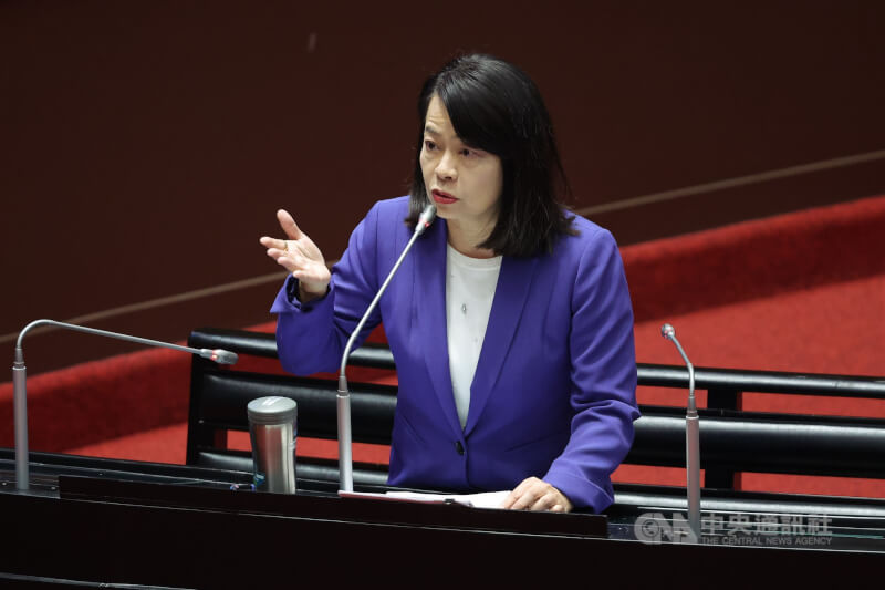 國民黨立委許宇甄。（中央社檔案照片）