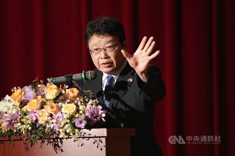 日本參議院議員、台海和平研究會會長北村晴男表示,日本跨黨派國會議員成立協會關注台海和平,盼此行能與台灣政府及人民展開深度對話。中央社記者徐肇昌攝 115年9月9日