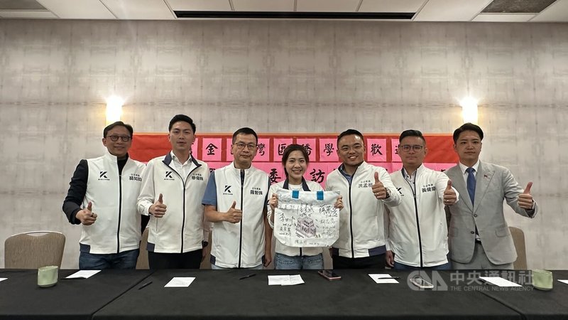 國民黨立委訪團訪美，11日在舊金山灣區與僑胞見面。中央社記者張欣瑜舊金山攝　115年9月12日