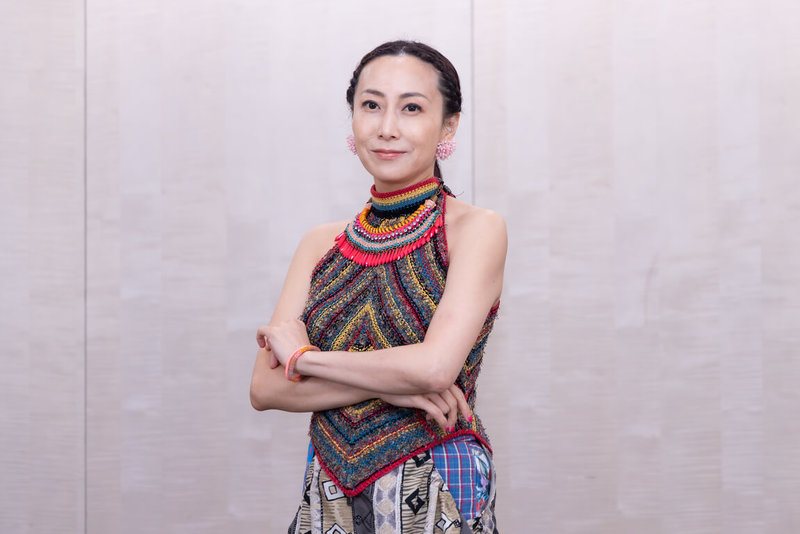 台日混血歌手一青窈（圖）來台參與新北市綠生活音樂節，13日接受媒體訪問透露，看到粉絲自製應援扇，還將她照片印在衣服上，感到相當窩心。（COME ON JKSSP提供）中央社記者洪素津傳真　115年9月13日