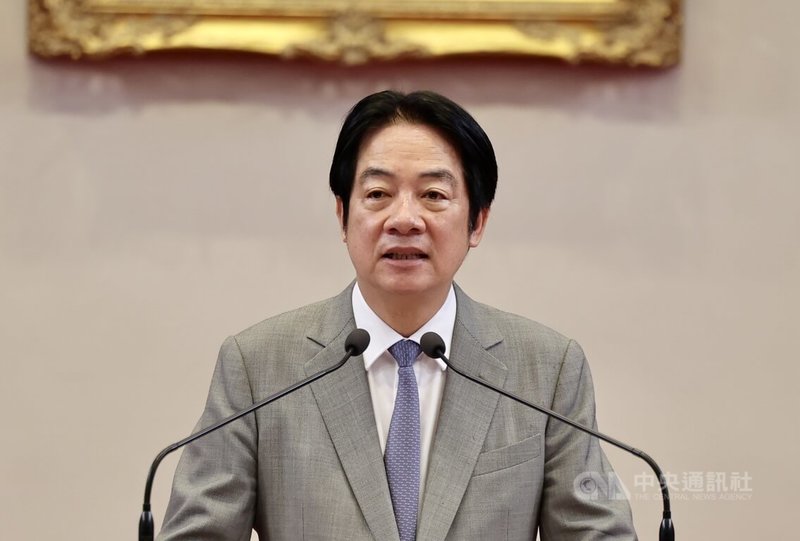 總統賴清德（圖）14日上午在總統府接見「社團法人中華牙醫學會」致詞時指出，口腔健康是全身健康之本，這正是政府打造「健康台灣」，將口腔照護列為重中之重的原因。中央社記者王飛華攝　115年9月14日