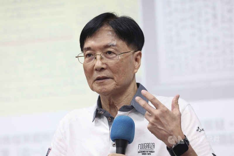 「蔣家血緣未解之謎」新書發表會14日下午在台大校友會館舉行，已故將軍郭禮伯之子郭貽熹（圖）出席，分享過往與父親之間的互動。中央社記者吳家昇攝　115年9月14日