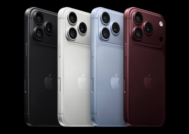 蘋果公司（Apple）9日發表iPhone 18 Pro系列旗艦手機。（圖取自蘋果公司網頁apple.com）