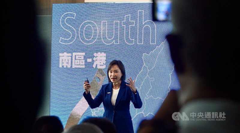 國民黨高雄市長參選人柯志恩。（中央社檔案照片）
