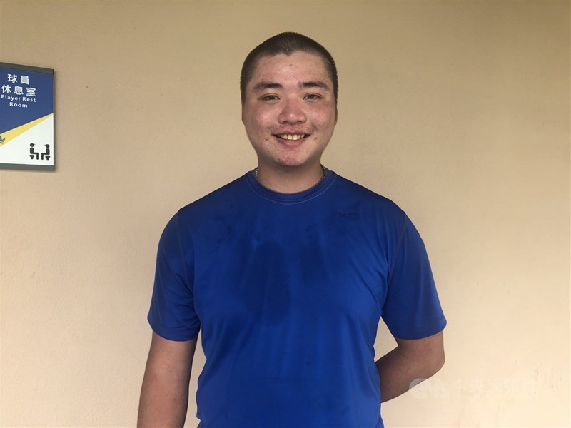 圖為美國職業棒球休士頓太空人隊（Houston Astros）體系投手鄧愷威。（中央社檔案照片）