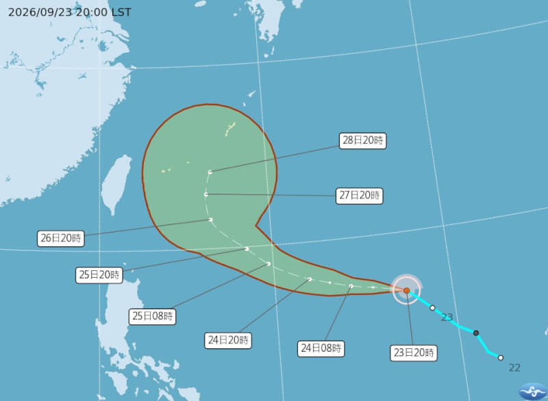 (圖取自中央氣象署網頁cwa.gov.tw)