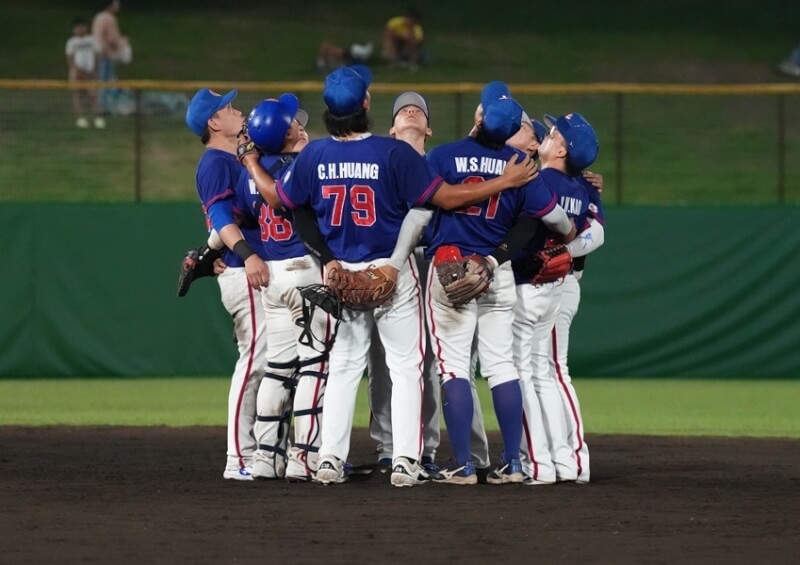 亞運台灣棒球代表隊終場以9比1擊敗中國隊。（代表團提供）