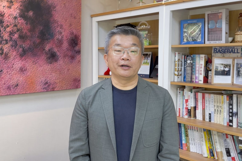 民進黨立法院黨團總召蔡其昌分享當年加入民進黨的初衷。（民進黨提供）中央社記者王揚宇傳真　115年9月28日