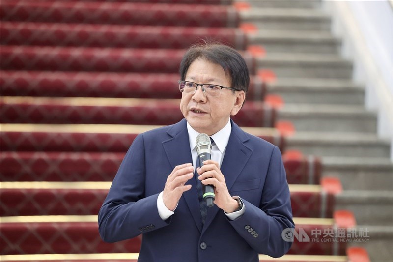 圖為總統府秘書長潘孟安。（中央社檔案照片）