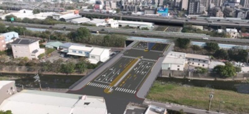 打造中科聯外新動脈,臺中市政府29日表示,斥資逾新臺幣93億元推動「西屯區漢翔路延伸至東大路道路新闢工程」,第一期橋梁標工程已開工,進行瓦磘橋拓寬改建工程。(臺中市政府提供)中央社記者郝雪卿傳真 115年9月29日