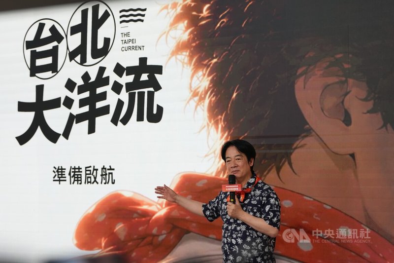 民進黨台北市長參選人沈伯洋競選總部30日舉行開箱記者會，身兼民進黨主席的總統賴清德（圖）到場致詞勉勵。中央社記者徐肇昌攝　115年9月30日