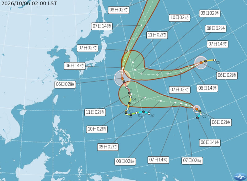 （圖取自氣象署網頁cwa.gov.tw）