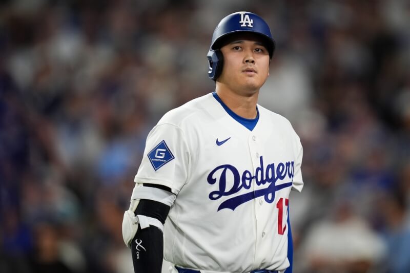 MLB洛杉磯道奇隊日籍球星大谷翔平。（美聯社）