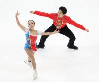 中國隋文靜韓聰滑冰賽雙人封王
