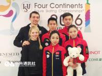 隋文靜韓聰冒險參賽 四大洲雙人奪冠