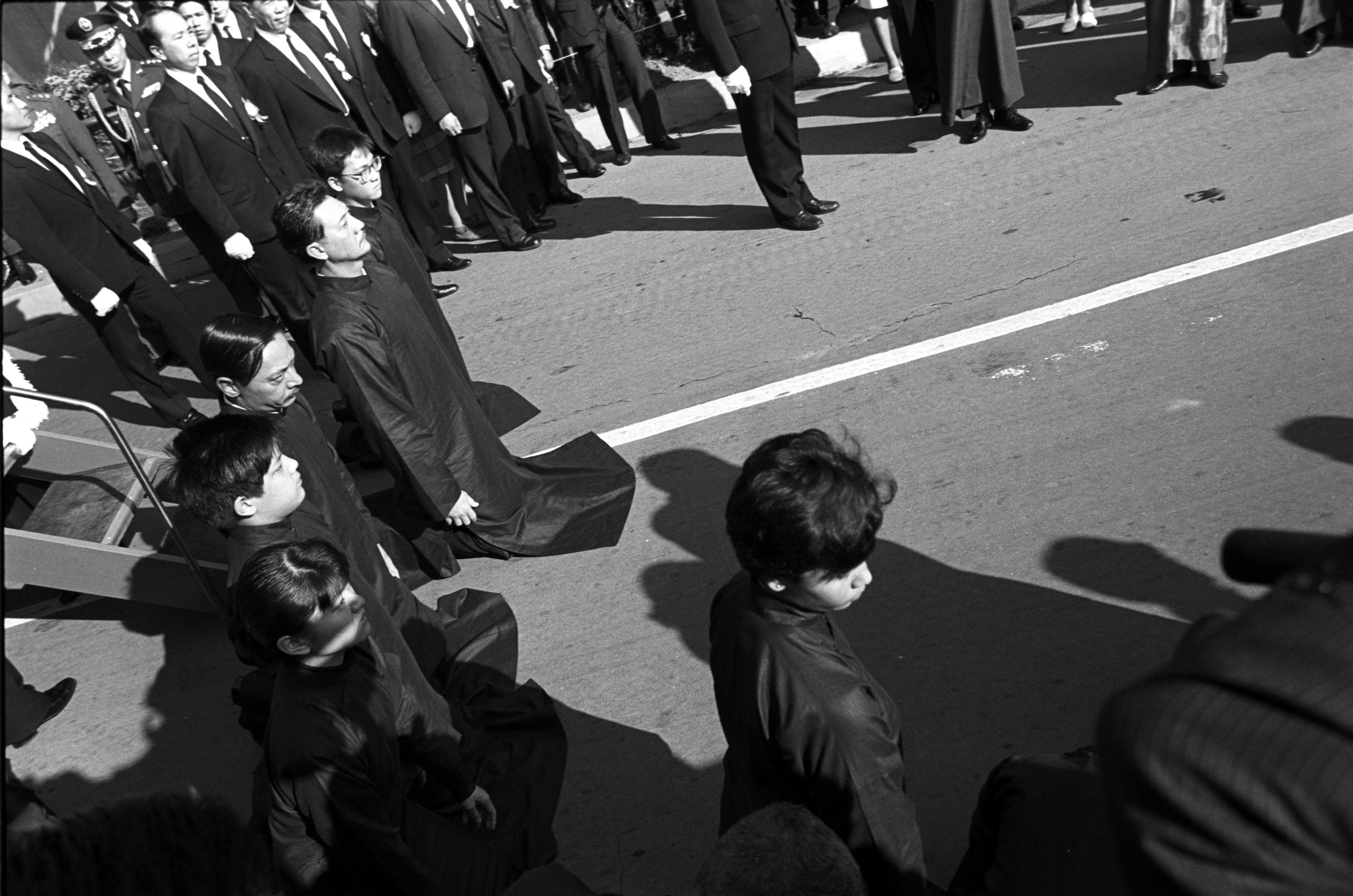 蔣經國告別式（劉振祥提供）