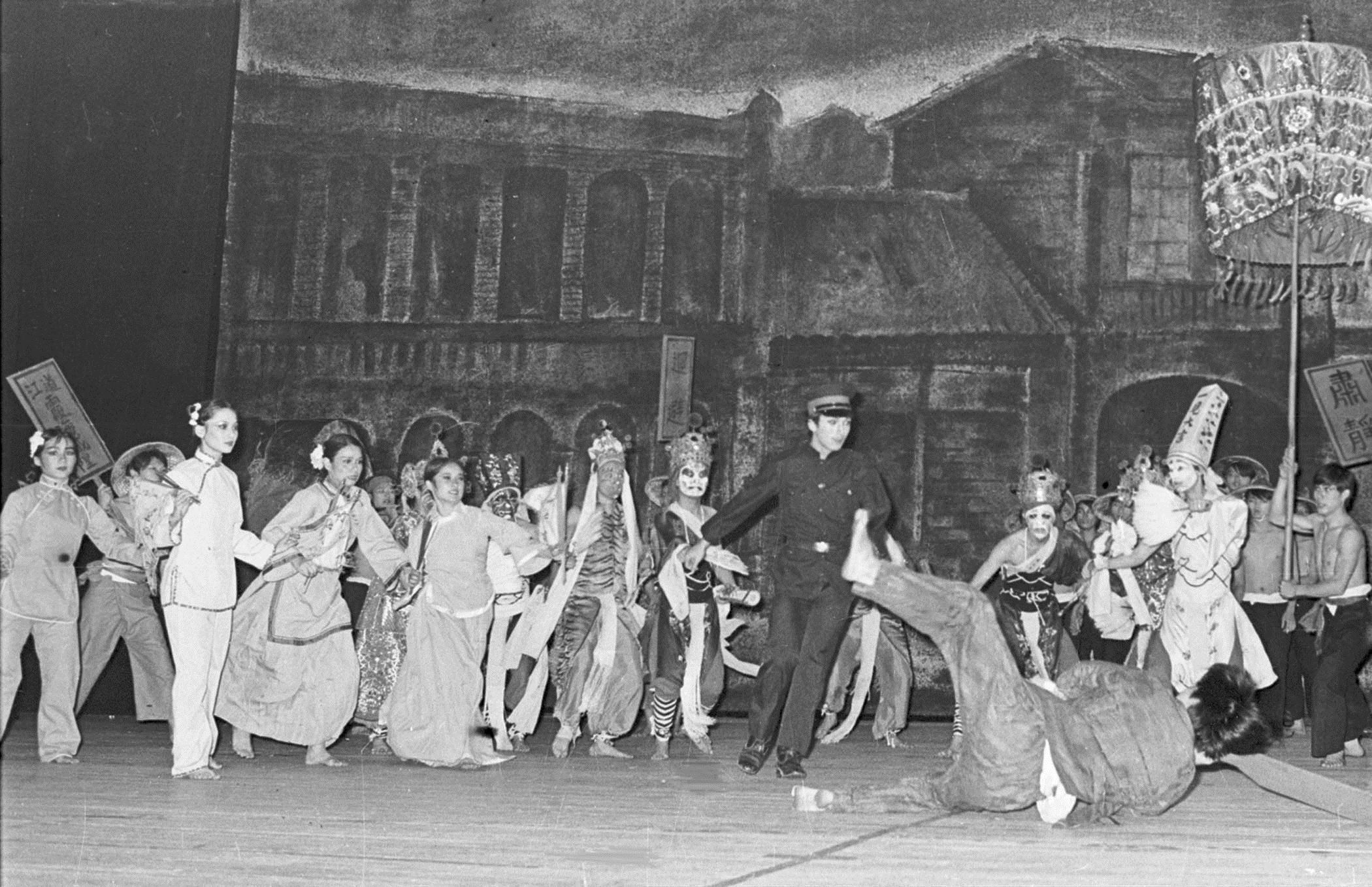 雲門舞集「廖添丁」舞劇彩排