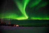 寒夜追尋幸福極光  漫步黃刀鎮驚喜連連