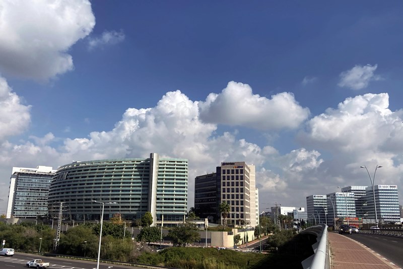 Ofer Industrial Park位於與特拉維夫交接的貝達蒂克法，被認為是以色列最現代化的商業和科技中心。（中央社賴素芬）