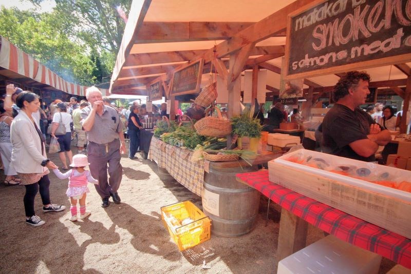 週末登場的農夫市集,是瑪塔卡納慢食運動的核心。