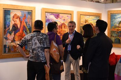 「2016台北新藝術博覽會」以「人生風華」為主題,展演藝術創作的人生脈動。