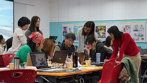 擁有多年動畫製作經驗的陳世昌老師悉心指導小組動畫作品