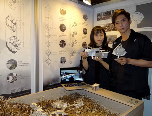建築設計組王靖萱、吳俊傑同學的「森學主義」入圍青春設計展。