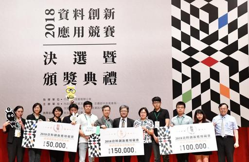 2018資料創新應用競賽17隊得獎團隊脫穎而出