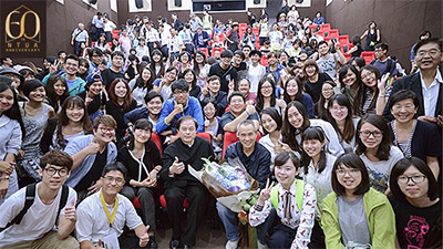 臺藝大傑出校友侯孝賢導演返校播映最新作品《聶隱娘》並進行大師講座。