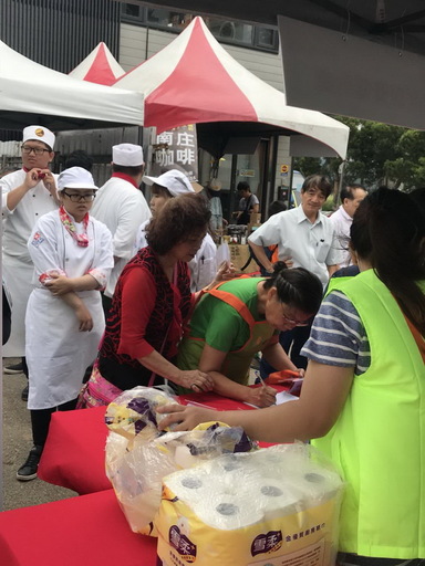 2018農食料理創意競賽育達科技大學同學報到情形