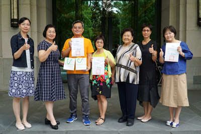 泉佑開發、科博苑社區共同響應大葉大學完善弱勢助學募款計畫(左二侯雪娟主秘)