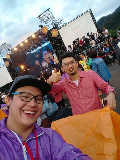 景文科大旅遊系梁天駱同學真誠的服務,獲得日籍遊客的讚賞及友誼。