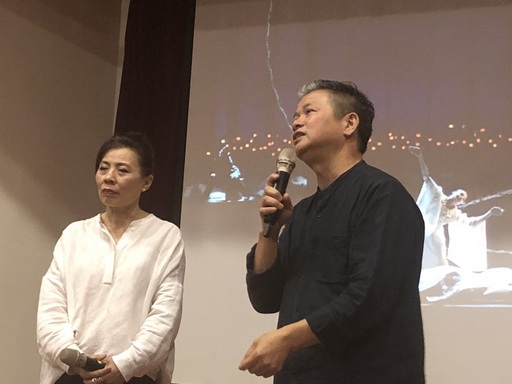 圖說一:林美虹編舞家/左、游源鏗老師/右