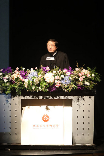 陳志誠校長致詞。