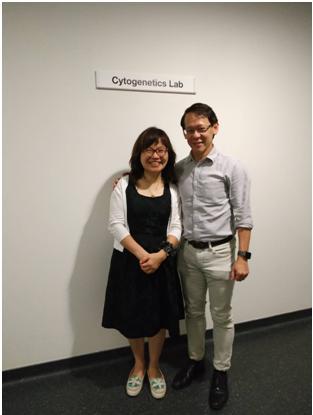 林孟亮主任拜會SGH分子病理部助理主任Prof. Alvin-Lim。