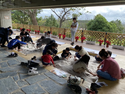 卑南遺址公園考古學習教室考古沙坑發掘區