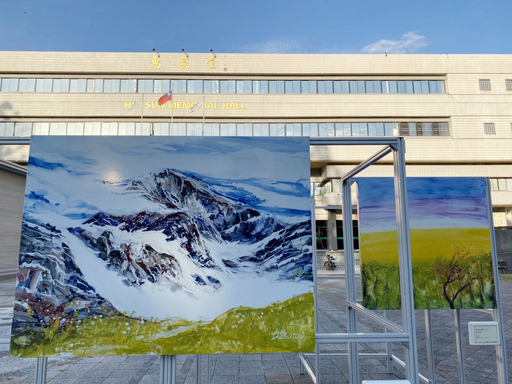 全國首創戶外琺瑯書畫展 興大畢業季藝術特展開幕