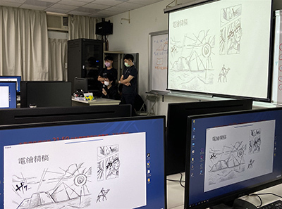 《「神」救援》製作小組運用電腦繪圖呈現聖經出埃及記背景效果。