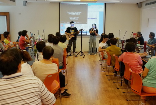 育達科技大學社團吉他社於開幕式表演