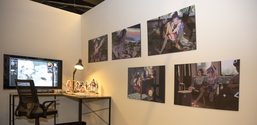 國美館「滲透次元壁-臺日漫畫美學當代藝術特展」展場-2