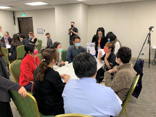 媒合交流會上雷門數據服務與業者進行交流互動,開啟未來商業合作的可能。圖/雷門數據服務股份有限公司
