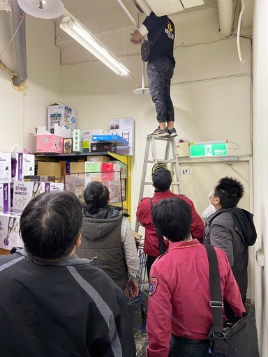 春節專案檢查小組已持續針對上述場所全面進行消防安全檢查及避難逃生動線檢視
