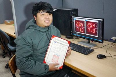 大葉大學資工系碩士張釗銓開發應用於儀錶影像之基於類神經網路的數字辨識系統