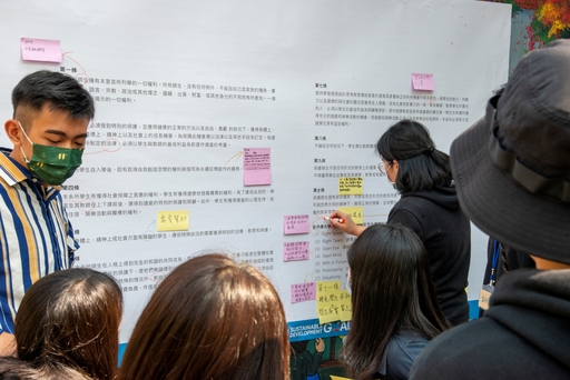 長庚大學工設系移地見學,凝聚學生向心力。