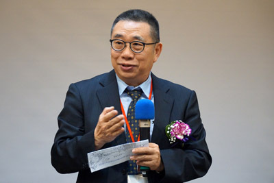 大葉大學校長梁卓中說,大葉大學秉持師徒傳承、產學攜手、國際接軌、成就好業四大治學方向