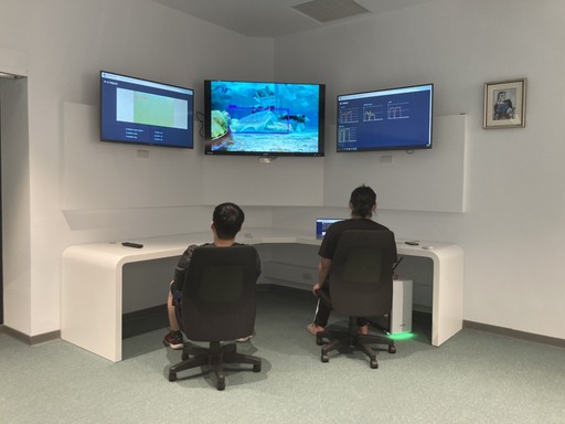 研究人員利用AI技術自動辨識花枝行為模式及樣態