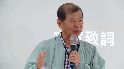 日前佛大校長楊朝祥出席參加展覽,大力支持學生的成果。